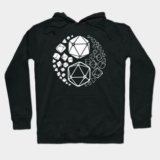 Yin Yang RPG D20 Dice Hoodie